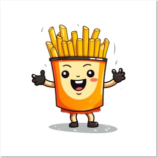 cute french fries t-shirt Posters and Art